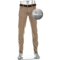 Alberto Herren Jeans beige Baumwolle von Alberto