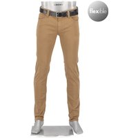 Alberto Herren Jeans beige Baumwolle Slim Fit von Alberto