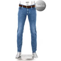 Alberto Herren Jeans blau Baumwolle Slim Fit von Alberto