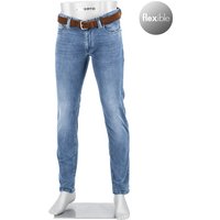 Alberto Herren Jeans blau Baumwolle Slim Fit von Alberto