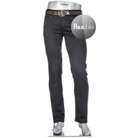 Alberto Herren Jeans grau Baumwolle Slim Fit von Alberto