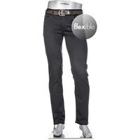 Alberto Herren Jeans grau Baumwolle Slim Fit von Alberto