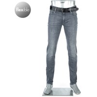 Alberto Herren Jeans grau Baumwolle Slim Fit von Alberto