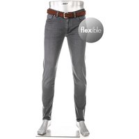 Alberto Herren Jeans grau Tencel Slim Fit von Alberto