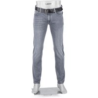 Alberto Herren Jeans grau Baumwolle Slim Fit von Alberto