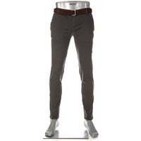 Alberto Herren Hose grün Baumwolle Slim Fit von Alberto