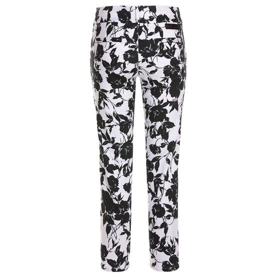 Alberto LUCY-CR - WR Black & White Flowers 7/8 Hose schwarz von Alberto