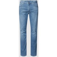 ALBERTO Regular Fit Jeans im 5-Pocket-Design Modell 'PIPE' in Rauchblau, Größe 34/32 von Alberto