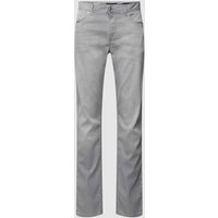 ALBERTO Regular Fit Jeans im 5-Pocket-Design Modell 'PIPE' in Silber, Größe 40/32 von Alberto