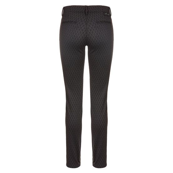 Alberto TINA - Black Jersey Print lang Hose schwarz von Alberto