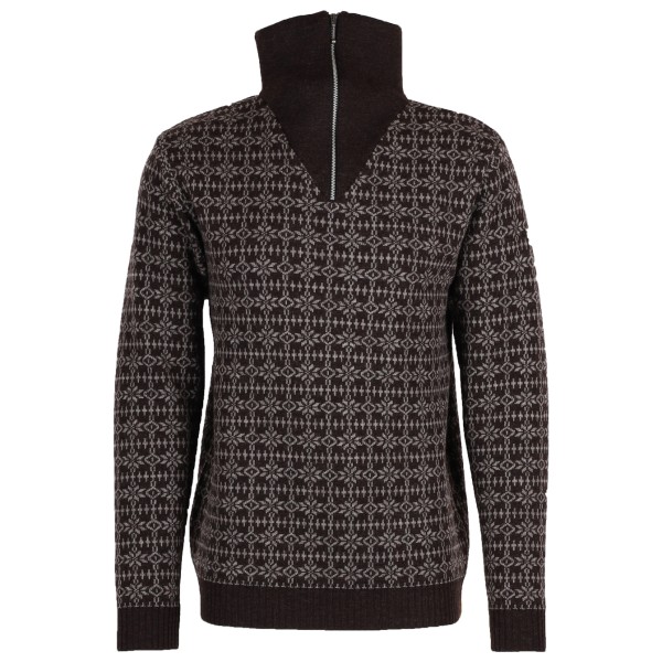 Albmerino - Troyer Norweger - Wollpullover Gr S grau/schwarz von Albmerino