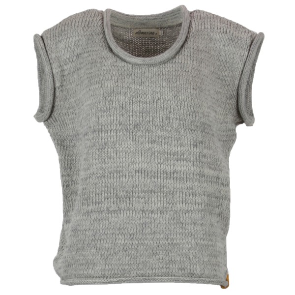 Albmerino - Women's Oversize Pullunder Mouline - Wollpullover Gr 44/46 grau von Albmerino