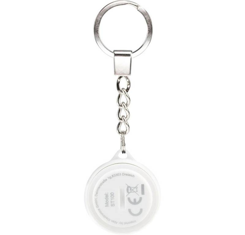 Albrecht Schlüsselanhänger Albrecht Smart Tracker ST-100 Bluetooth-Tracker Aktivweiß (matt) von Albrecht