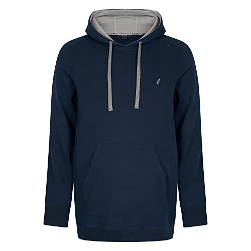 Alca Kapuze Sweatshirt 7XL für Männer mit Übergröße Bauchumfang XXL-8XL Herren Kapuzenpullover Sweater Hoodie Mit Crew-Neck Blau von Alca Fashion