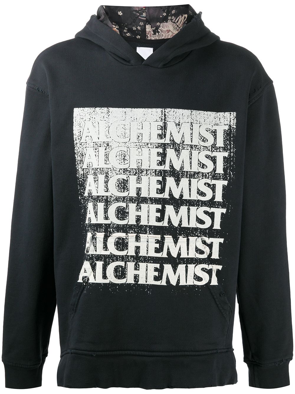 Alchemist Kapuzenpullover im Vintage-Look - Schwarz von Alchemist