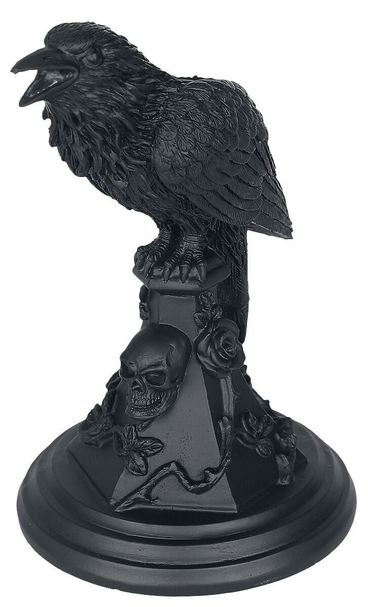 Alchemy England Black Raven Kerzenhalter Kerzenständer multicolor von Alchemy England