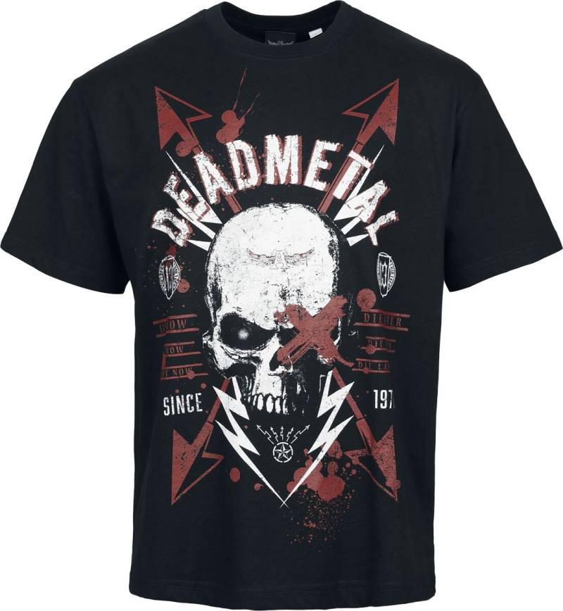 Alchemy England Dead Metal Man's Oversize T-Shirt T-Shirt schwarz in M von Alchemy England