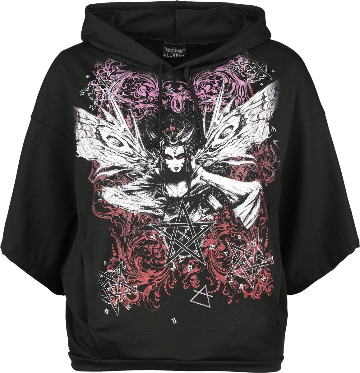 Alchemy England - Gothic Kapuzenpullover - Pelham - S bis XXL - für Damen - Größe L - schwarz von Alchemy England