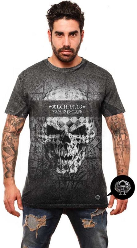 Alchemy England - Gothic T-Shirt - Resurrection Man`s T-Shirt - S bis 4XL - für Männer - Größe 3XL - grau Alchemy England - Gothic T-Shirt - Resurrection Man`s T-Shirt - S bis 4XL - für Männer - Größe 3XL - grau von Alchemy England