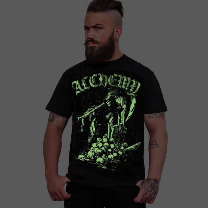 Alchemy England Harvester's Realm Man's T-Shirt T-Shirt schwarz in XXL von Alchemy England