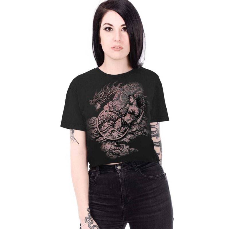 Alchemy England Lady Dragon T-Shirt schwarz in M von Alchemy England