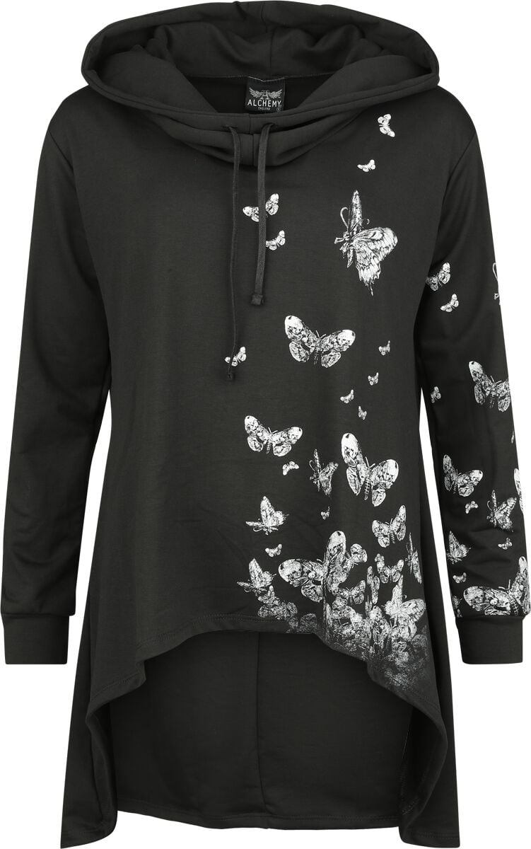 Alchemy England Sia Kapuzenpullover schwarz in M von Alchemy England