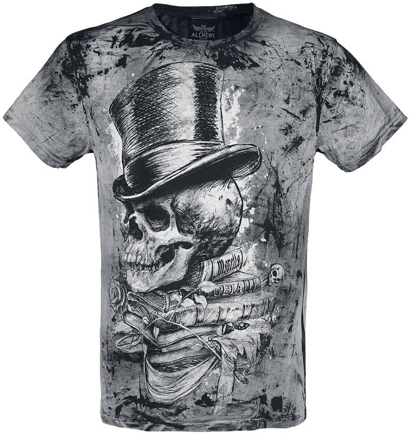 Alchemy England T-Shirt - Magistus Skull - S bis 4XL - für Männer - Größe XL - schwarz Alchemy England T-Shirt - Magistus Skull - S bis 4XL - für Männer - Größe XL - schwarz von Alchemy England