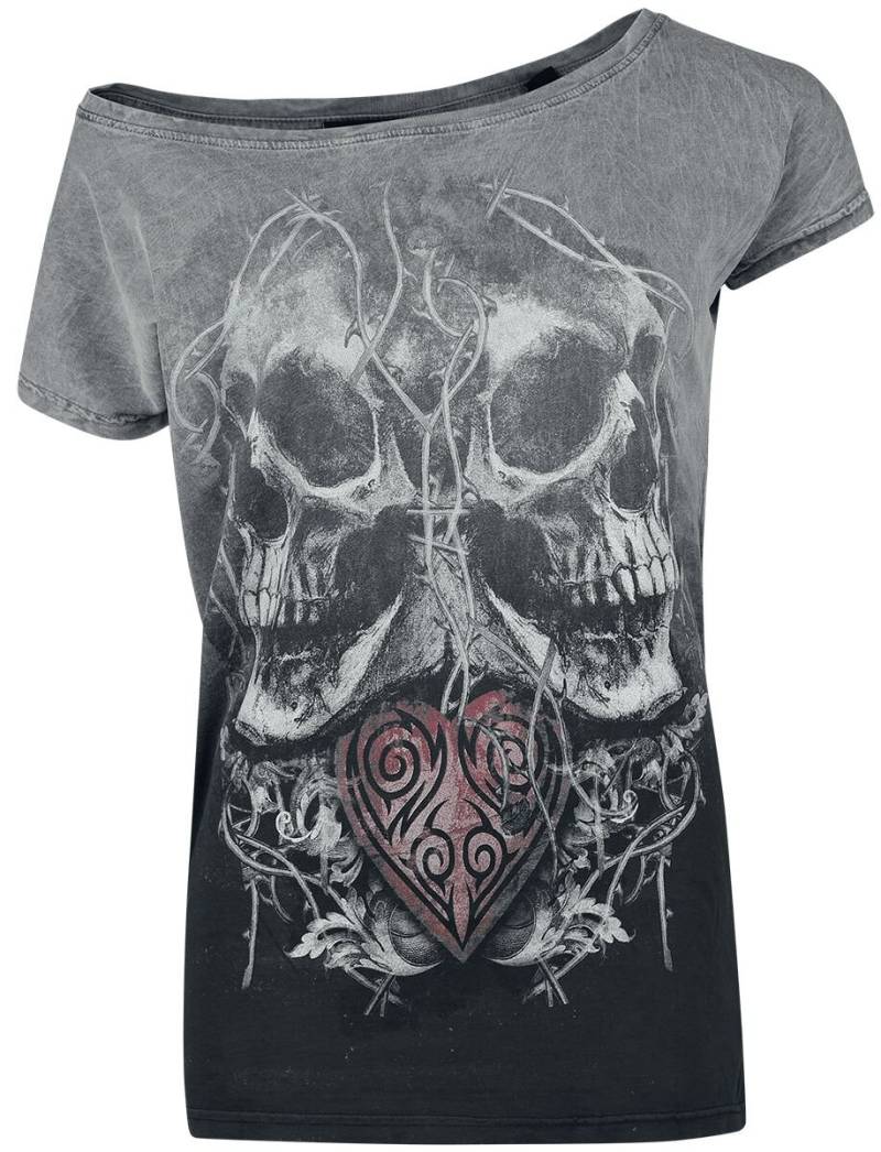 Alchemy England T-Shirt - Shared Heart - S bis 4XL - für Damen - Größe XL - grau Alchemy England T-Shirt - Shared Heart - S bis 4XL - für Damen - Größe XL - grau von Alchemy England