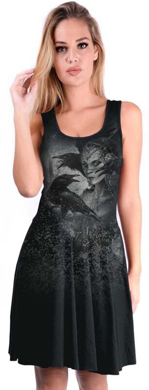 Alchemy England Viana Woman's Dress Kurzes Kleid schwarz in XXL von Alchemy England