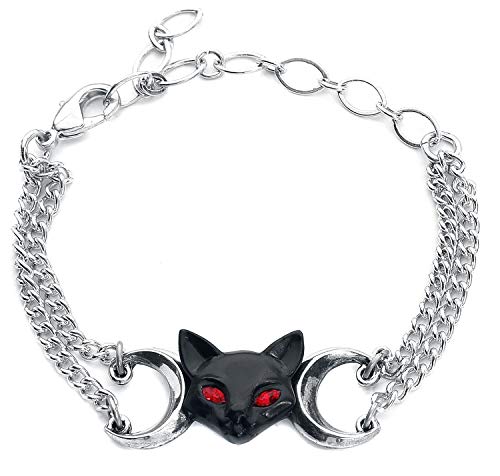 Alchemy Gothic Bastet Goddess Bracelet Bracelet Silver-Coloured Alchemy Gothic Bastet Goddess Bracelet Bracelet Silver-Coloured von Alchemy England