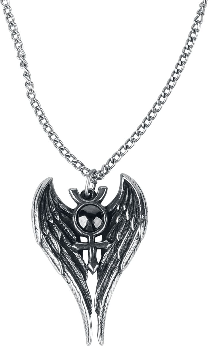 Alchemy Gothic Angel Of Mercury Halskette silberfarben von Alchemy Gothic