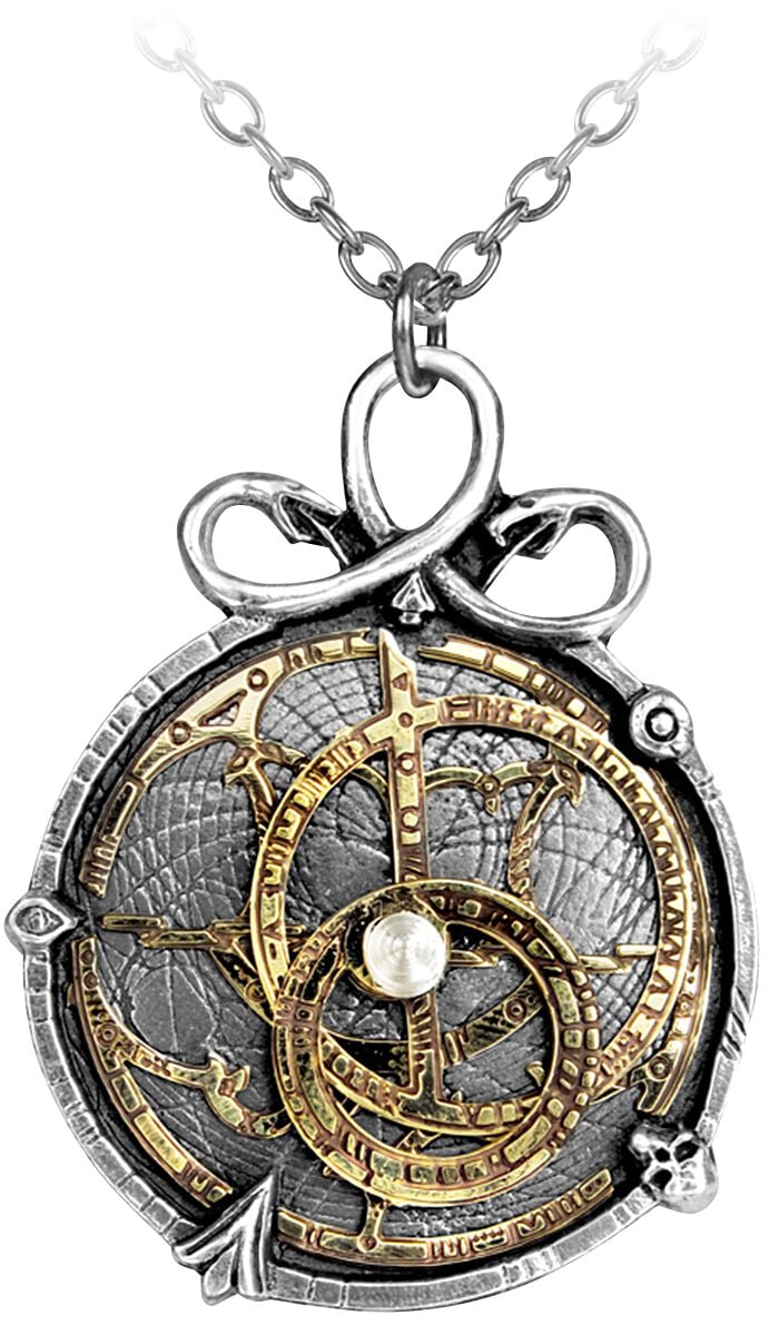 Alchemy Gothic Anguistralobe Halskette silberfarben von Alchemy Gothic