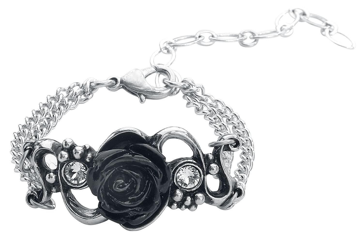 Alchemy Gothic Bacchanal Rose Armkette silberfarben von Alchemy Gothic