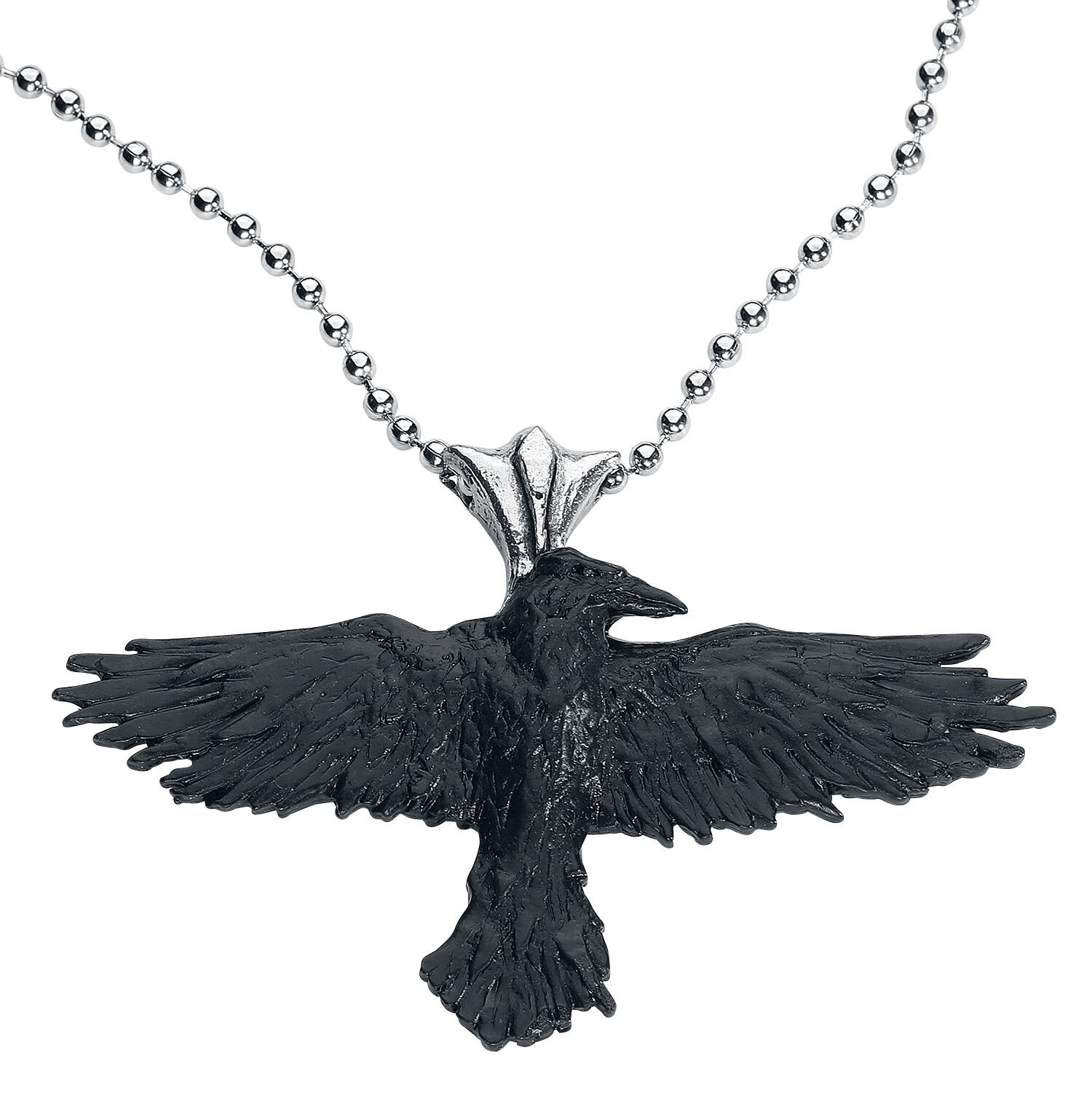 Alchemy Gothic Black Raven Halskette schwarz von Alchemy Gothic