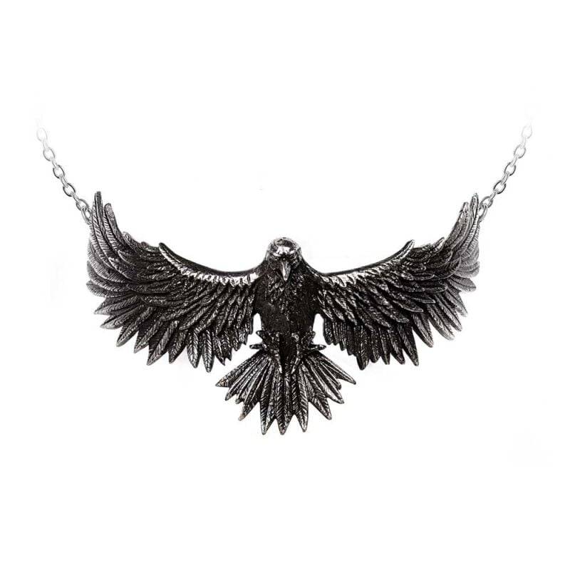 Alchemy Gothic Curse of Coronis Pendant Halskette schwarz silberfarben von Alchemy Gothic