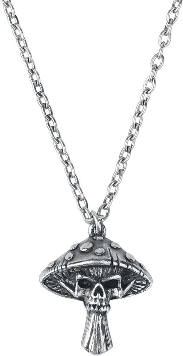 Alchemy Gothic Death Cap (Mushroom) Halskette silberfarben von Alchemy Gothic