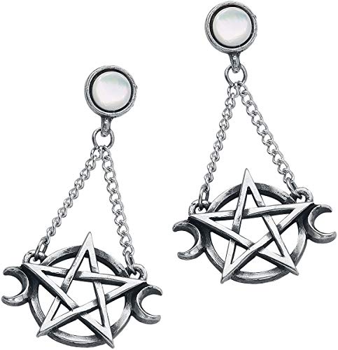 Alchemy Gothic Goddess Ohrstecker-Set silberfarben von Alchemy Gothic