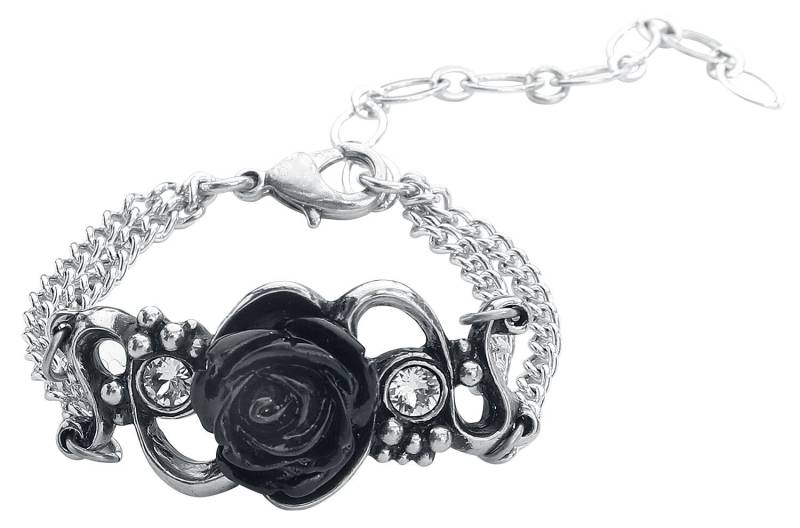 Alchemy Gothic - Gothic Armkette - Bacchanal Rose - für Damen - silberfarben von Alchemy Gothic