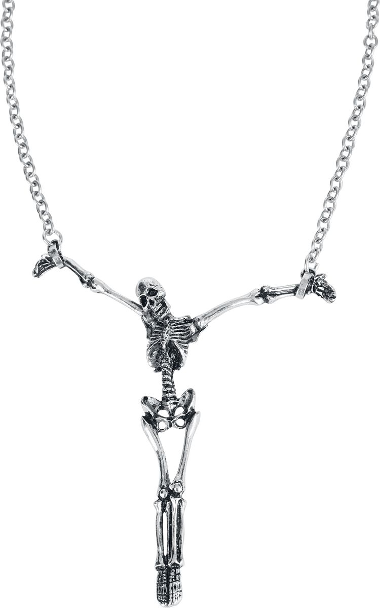 Alchemy Gothic - Gothic Halskette - Alter Orbis Pendant - für Damen - silberfarben von Alchemy Gothic