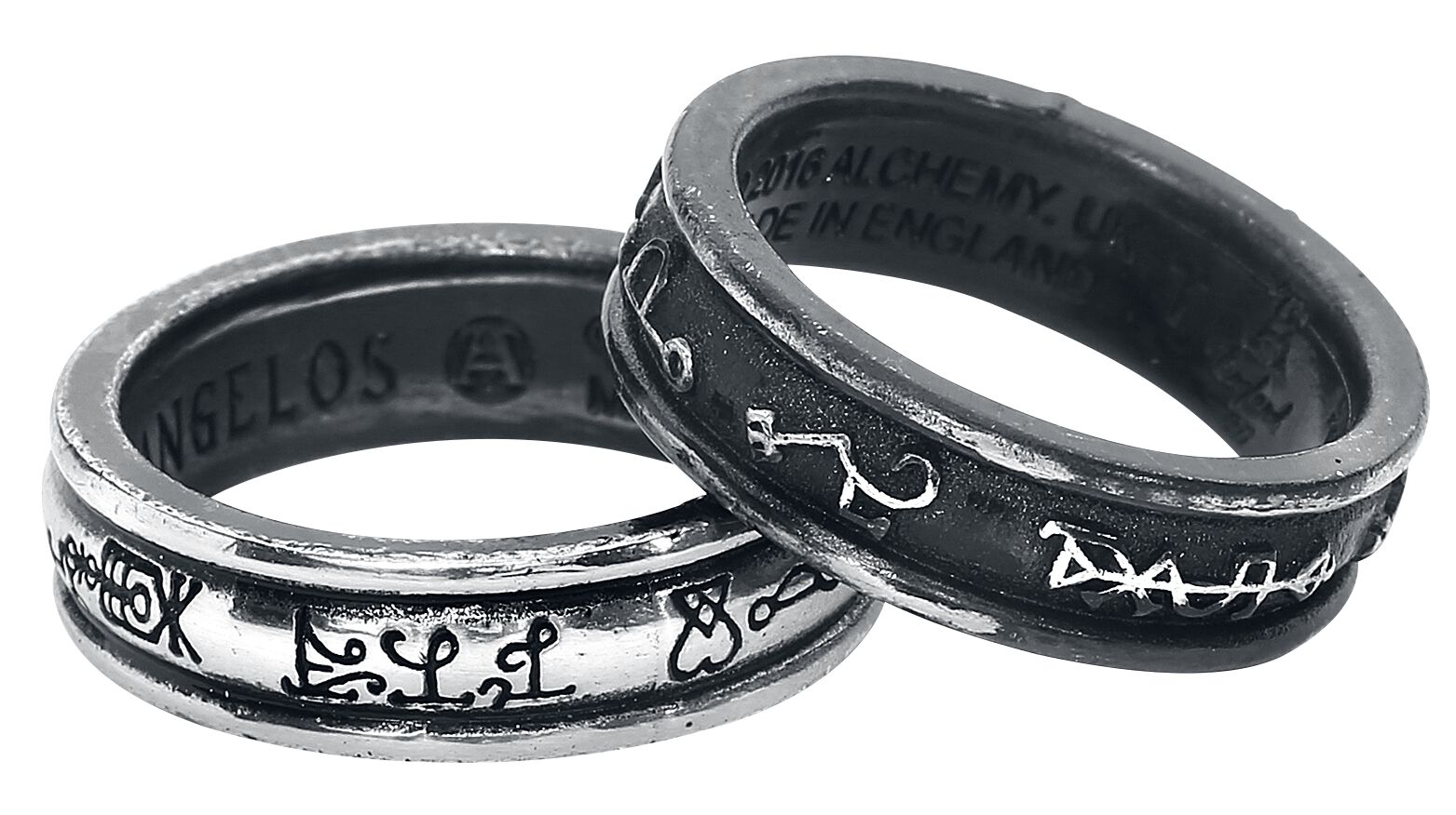 Alchemy Gothic - Gothic Ring - Demons and Angels - für Damen von Alchemy Gothic