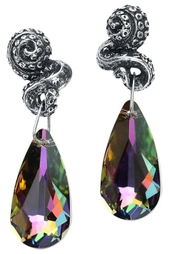 Alchemy Gothic Kraken Ear Studs Frauen Ohrstecker-Set silberfarben Hartzinn Gothic, Nu Goth Alchemy Gothic Kraken Ear Studs Frauen Ohrstecker-Set silberfarben Hartzinn Gothic, Nu Goth von Alchemy of England