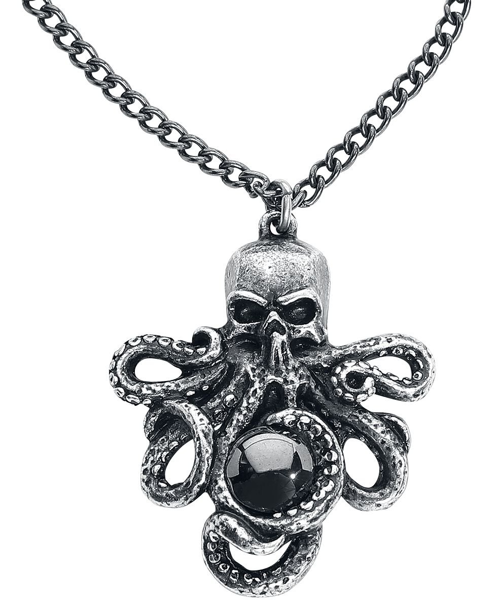 Alchemy Gothic Mammon of the Deep Pendant Halskette silberfarben von Alchemy Gothic