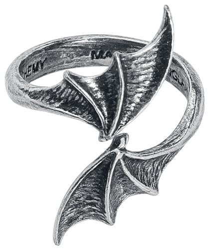 Alchemy Gothic Night with the Goethe Ring Frauen Ring silberfarben XXS-XS von Alchemy Gothic