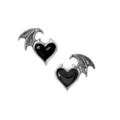 Alchemy Gothic BlackSoul Frauen Ohrstecker-Set silberfarben Hartzinn Gothic, Rockwear von Alchemy Gothic