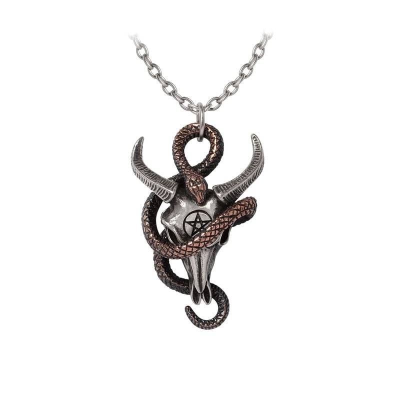 Alchemy Gothic Servant Of Baphomet Halskette silberfarben von Alchemy Gothic