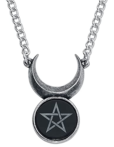 Alchemy Gothic Sin-Horned God Pendant Unisex Halskette schwarz/silberfarben Hartzinn Gothic von Alchemy - The Vault