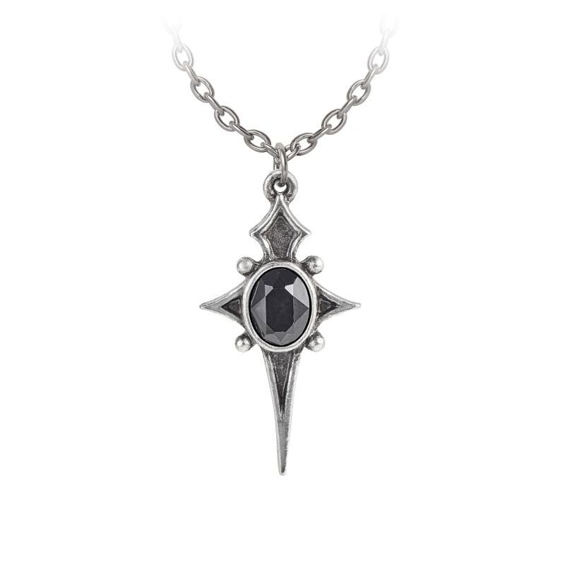 Alchemy Gothic Sterne Leben Halskette schwarz silberfarben von Alchemy Gothic