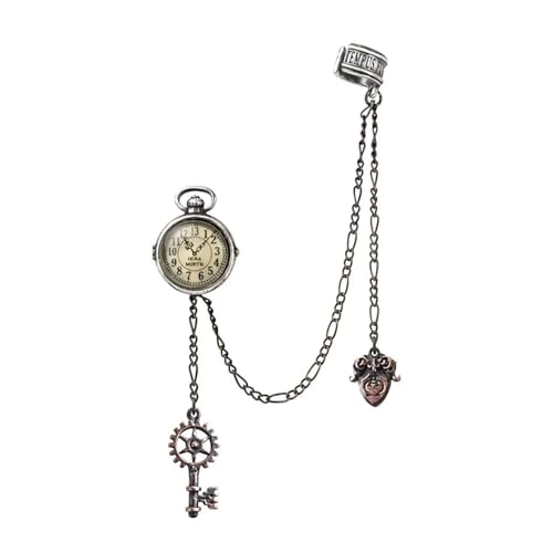 Alchemy Gothic Uncle Albert's Timepiece Frauen Ohrstecker silberfarben von Alchemy Gothic