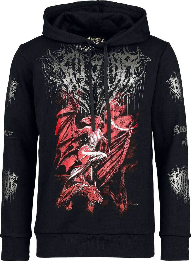 Alchemy by Killstar Cusp Of Bathory Hoodie Kapuzenpullover schwarz in XS von Alchemy by Killstar