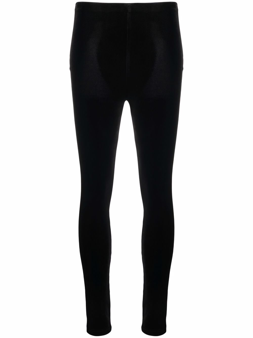 Alchemy x Lia Aram Skinny-Hose in Samtoptik - Schwarz von Alchemy